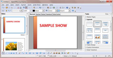 powerpoint in openoffice|does open office have powerpoint.